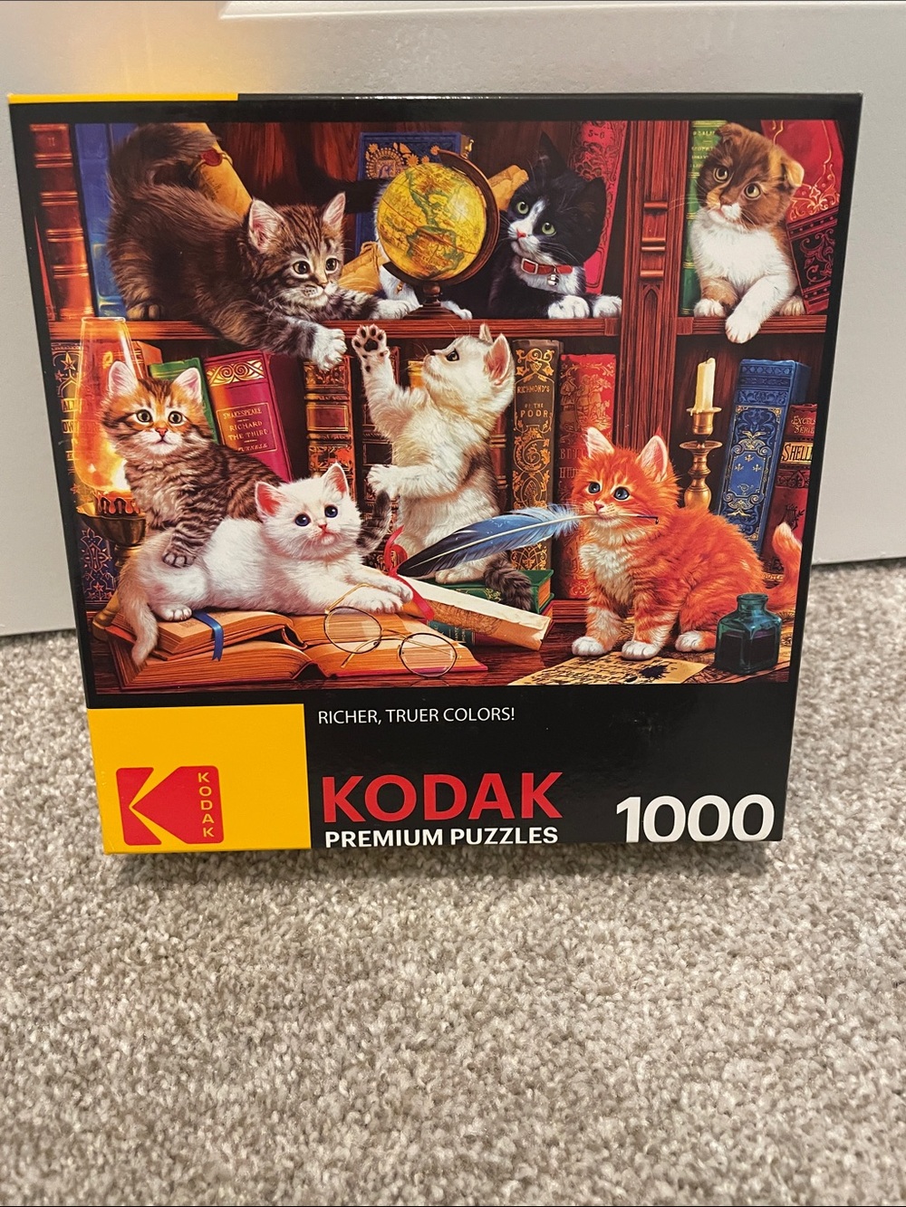 Kodak Cat Kittens Puzzle - Orange, White, Black, Brown, Green